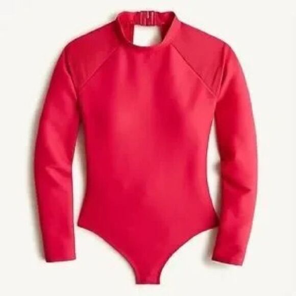 J. Crew Other - NWT J. Crew Ribbed Hibiscus One Piece Swimsuit 🌺 size 24